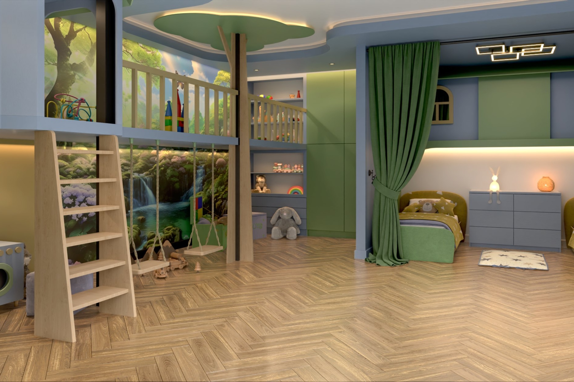 Инженерный паркет «Damy Floor» Натуральный (укладка елочкой) — купить в Волгограде