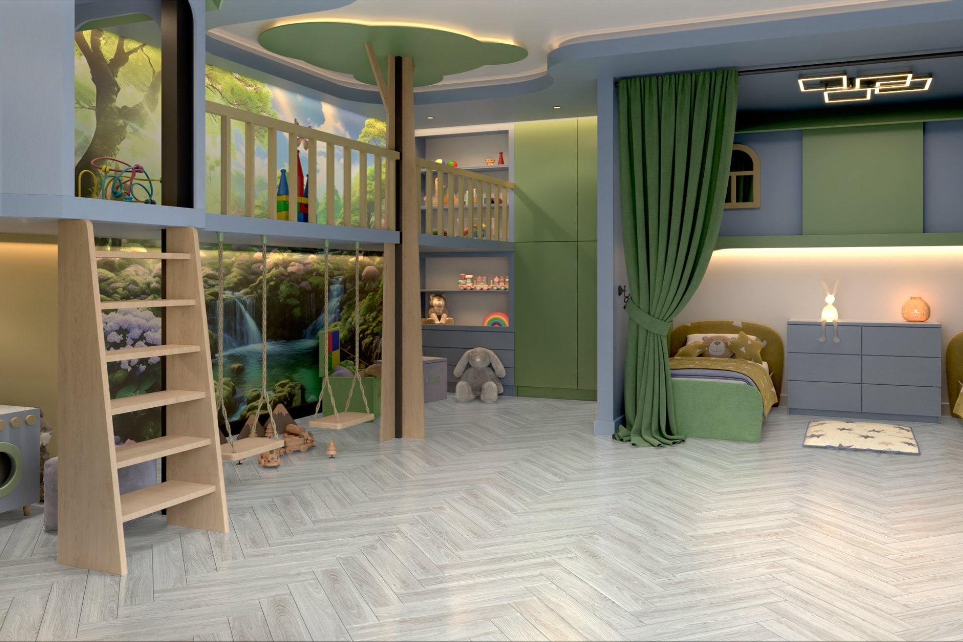 Инженерный паркет «Damy Floor» Ванильный (укладка елочкой) — купить в Волгограде