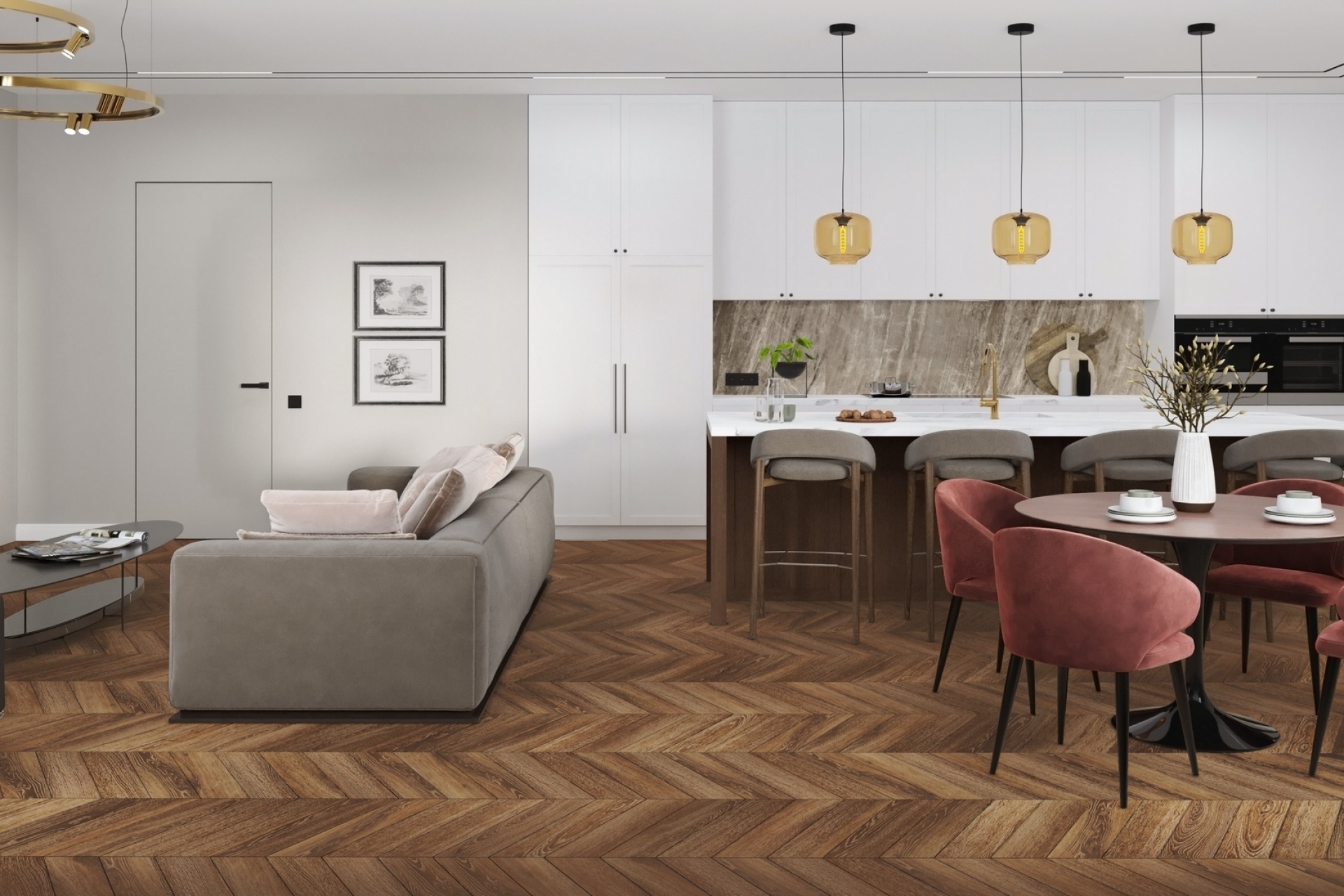 Усовершенствованная кварц-виниловая плитка «Damy Floor» Шайо (600*127*2,5 мм) — купить в Волгограде