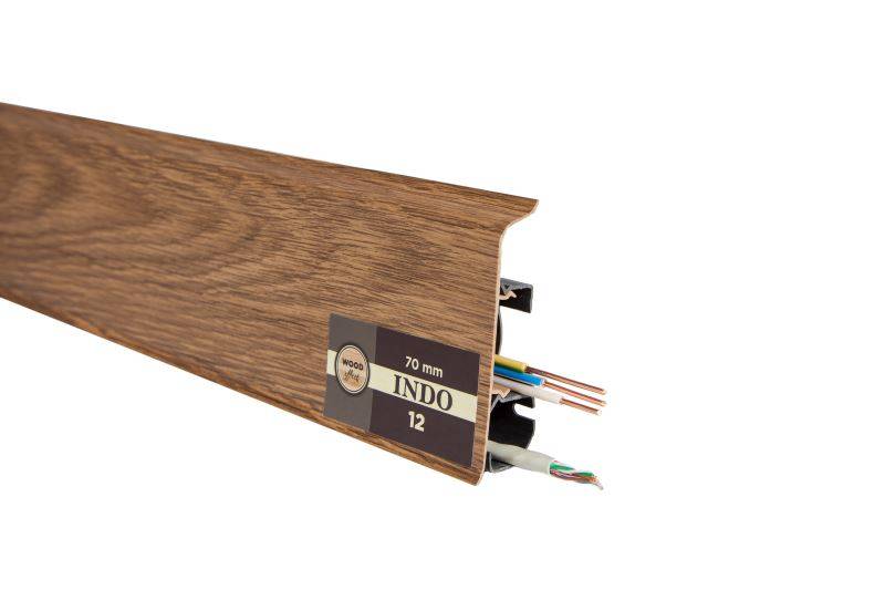 Плинтус "Arbiton" Indo Дуб Темный (2500*26*70 мм) — купить в Волгограде