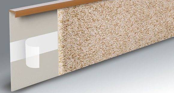 Плинтус для ковролина "Korner" Listwa зеленый (2500*13,8*50 мм) — купить в Волгограде