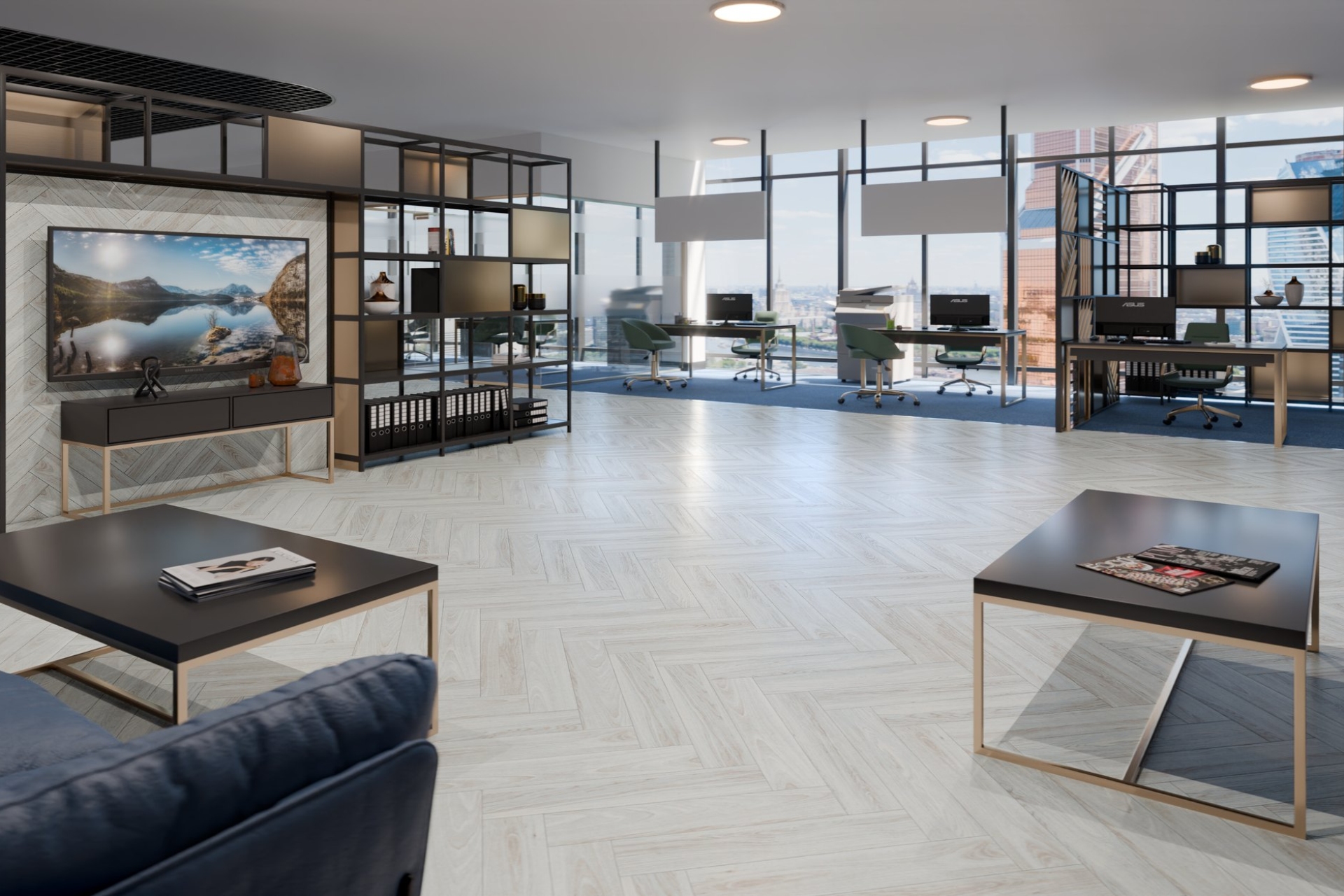 Инженерный паркет «Damy Floor» Ванильный (укладка елочкой) — купить в Волгограде