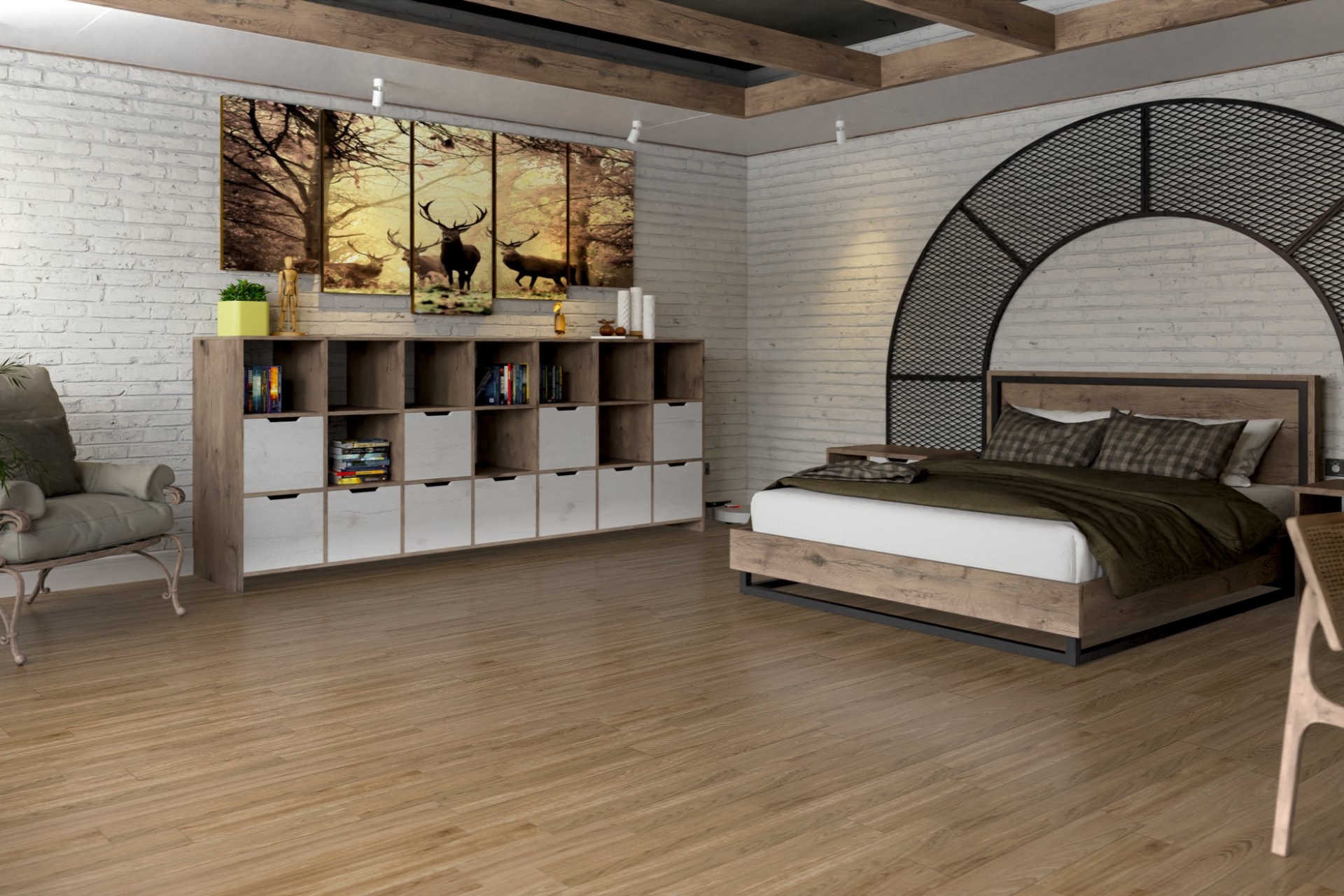 Инженерный паркет «Damy Floor» Натуральный (укладка палуба) — купить в Волгограде