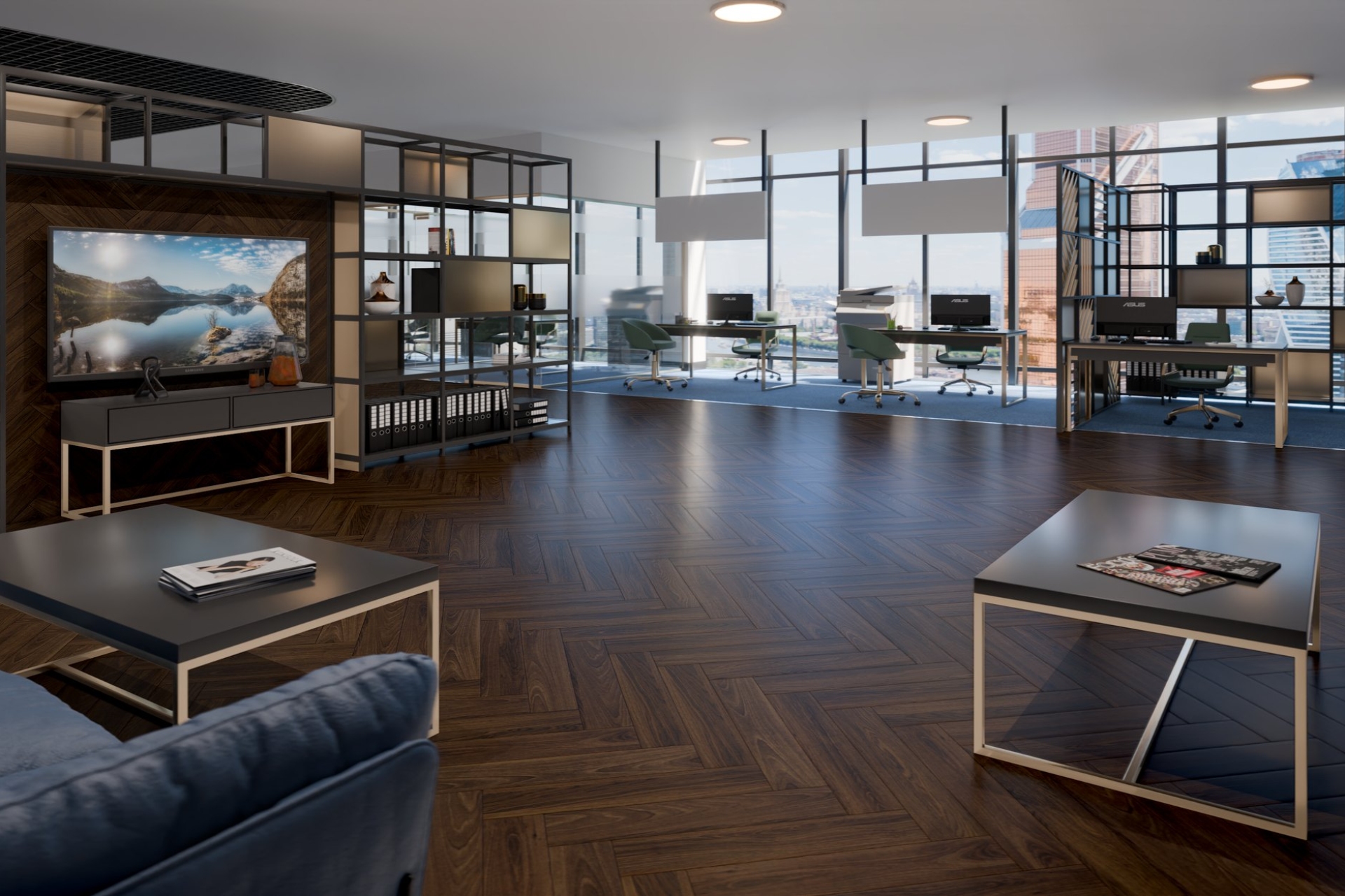 Инженерный паркет «Damy Floor» Каштановый (укладка елочкой) — купить в Волгограде