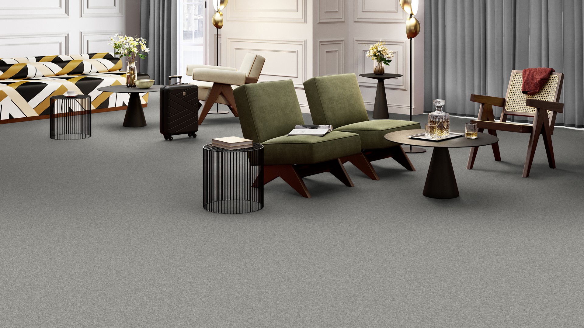 Ковровая плитка Medusa Tile 94 (500*500*5 мм) — купить в Волгограде