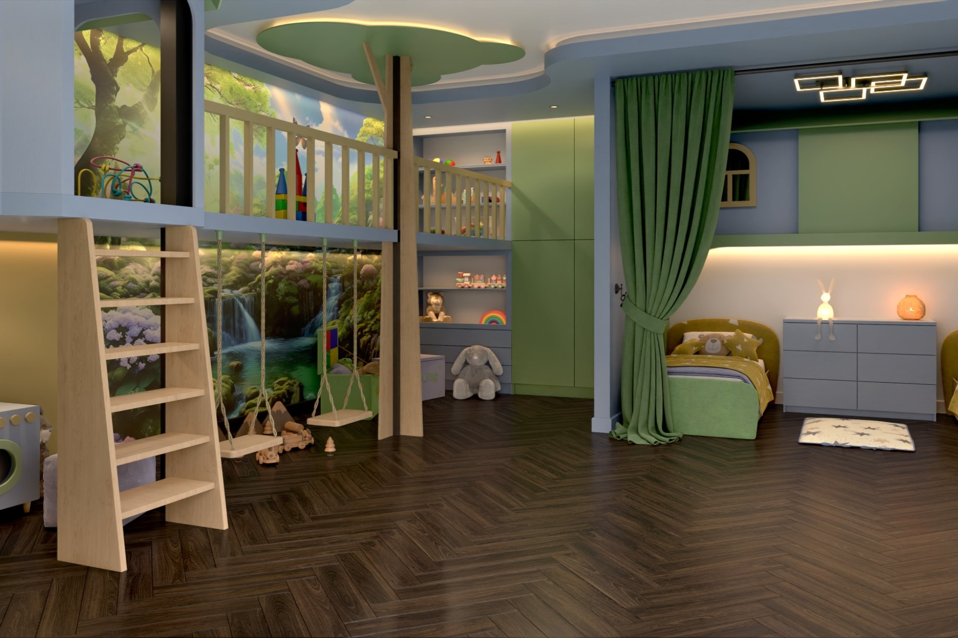 Инженерный паркет «Damy Floor» Каштановый (укладка елочкой) — купить в Волгограде